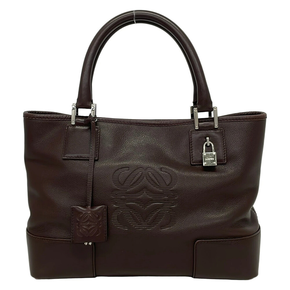 Loewe Fusta Brown Leather Handbag #335280L73B